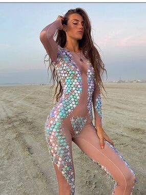 ZINNIA SEQUIN MERMAID JUMPSUIT